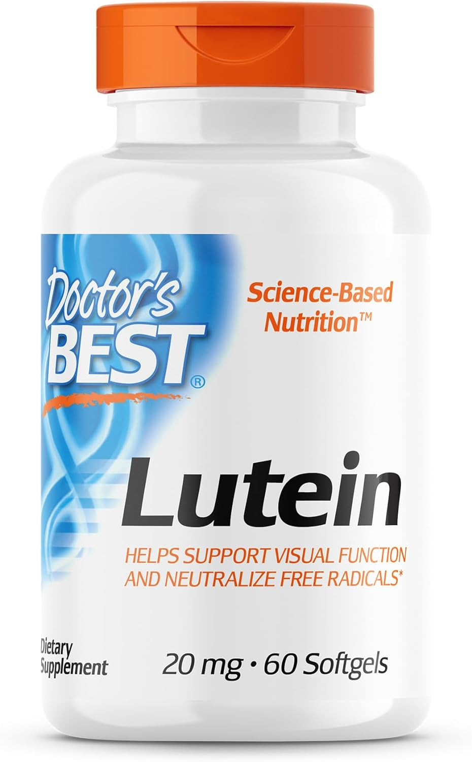 Lutein with Gluten Free, Vision Support, 60 Softgels