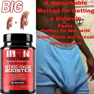 L-Arginin 120 Capsules Nitric Oxide, Testosteron Booster, Men'S Health Support 