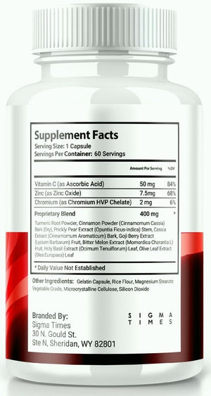 (2 Pack) Biogenix Relief Glycogen Support Pills for Optimal Glycemic Control 