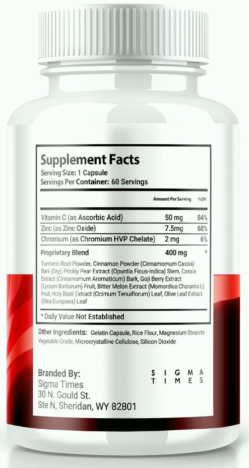 (2 Pack) Biogenix Relief Glycogen Support Pills for Optimal Glycemic Control 