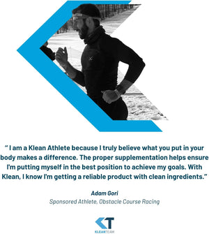 Klean ATHLETE Klean Glutamine - Immunity Support & Gut Health* - Amino Acids Supplement - NSF Certified for Sport - Non-Gmo, Gluten Free & Vegan - 17.3 Oz 