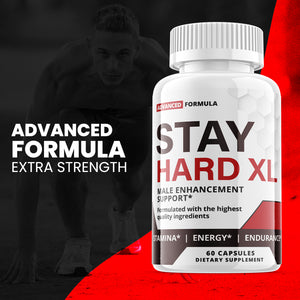 Stay Hard XL - Male Virility - 3 Bottles - 180 Capsules