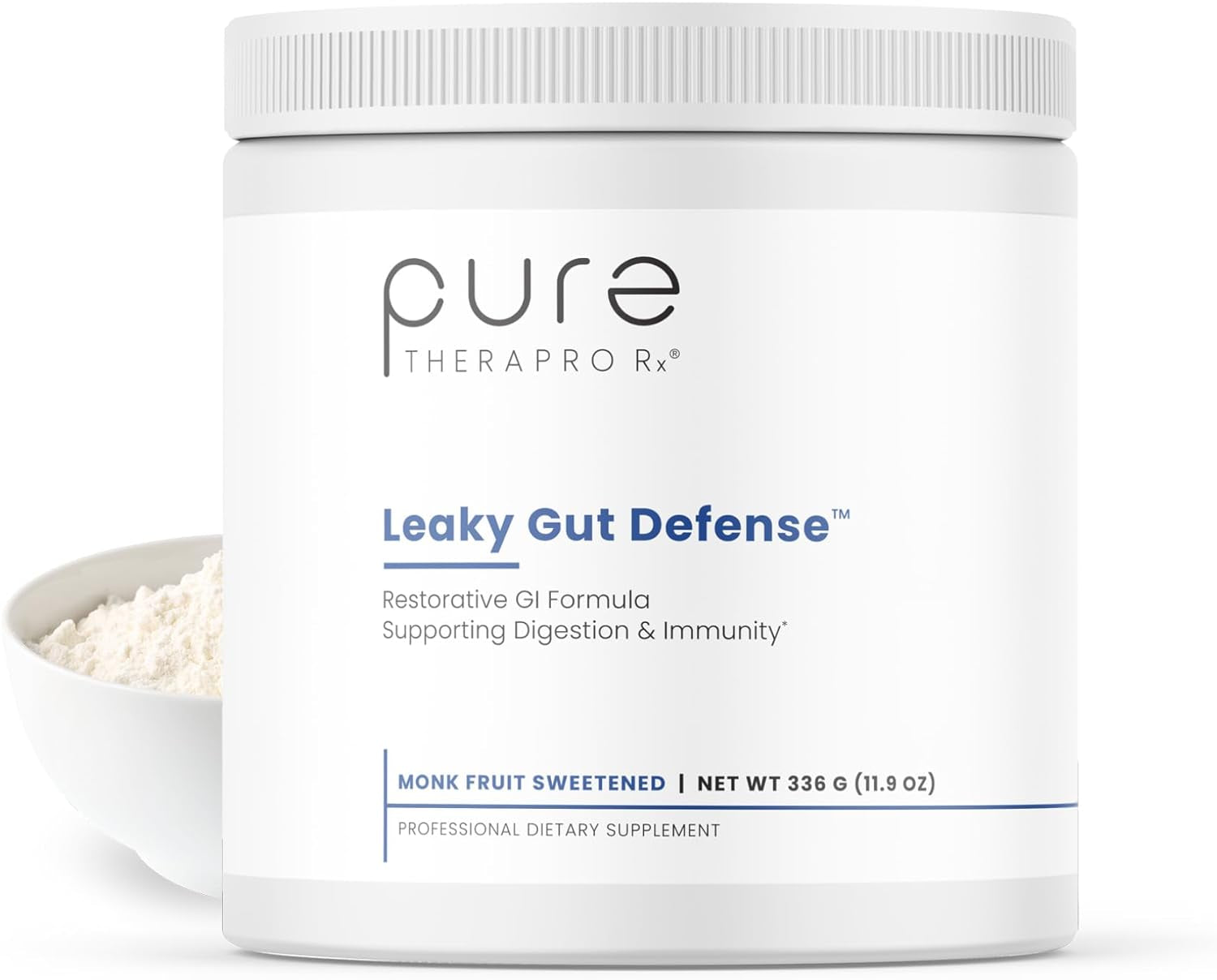 Leaky Gut Defense - Gut Health Support Supplement with L-Glutamine, Licorice Root Extract, Aloe Leaf, Arabinogalactan, Health Powder Drink for Men and Women- (60 Servings, 336G)