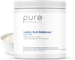 Leaky Gut Defense - Gut Health Support Supplement with L-Glutamine, Licorice Root Extract, Aloe Leaf, Arabinogalactan, Health Powder Drink for Men and Women- (60 Servings, 336G)