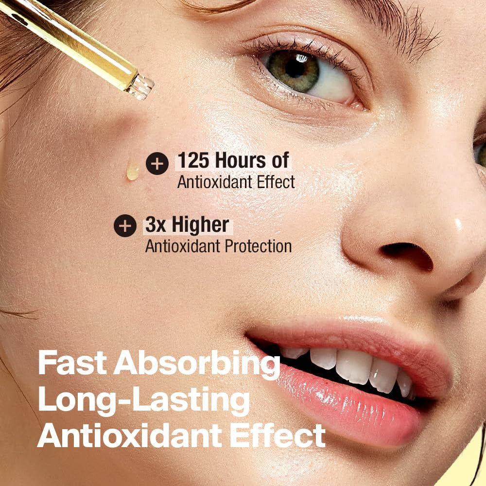 Vitamin C Serum 1.01 Fl Oz - Korean Skin Care I Vitamin E & Hyaluronic Acid Serum for Face I Face Moisturizer for Women I Vitamin C Face Serum