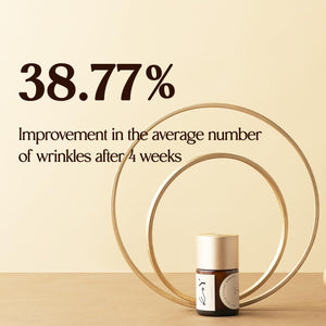 KOY Solid Volume Ampoule with Face Roller Spatula Appliactor - Filling with 71% High-Density Protein Base - Wrinkle Reduction and Elasticity - Unique Texture between Ampoule and Cream , 1.18 Fl.Oz