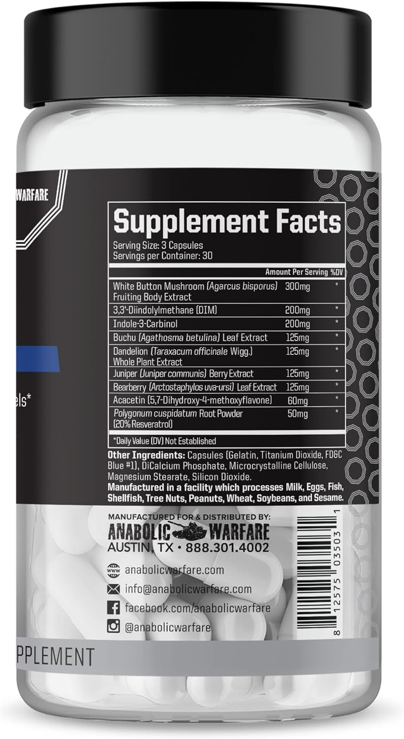 Anabolic Warfare Project Shred, Manage Normal Healthy Cortisol Levels & Water Retention, Body Recomposition Formula, Made with Botanicals*