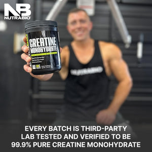 Nutrabio Creatine Monohydrate, Unflavored, (500 G) and Clear Whey Protein Isolate, (Watermelon Breeze) Supplement Bundle – Muscle Energy, Maximum Growth, Recovery, and Strength