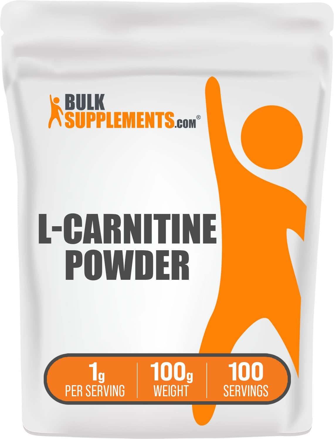 Bulksupplements.Com L-Carnitine Powder - Carnitine Supplement, L Carnitine 1000Mg, Carnitine Powder - Amino Acids Supplement, Energy Support - Gluten Free, 1G per Serving, 1Kg (2.2 Lbs)