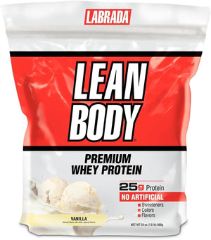 Labrada Nutrition Lean Body Premium Whey Protein, Vanilla, 24 Ounce